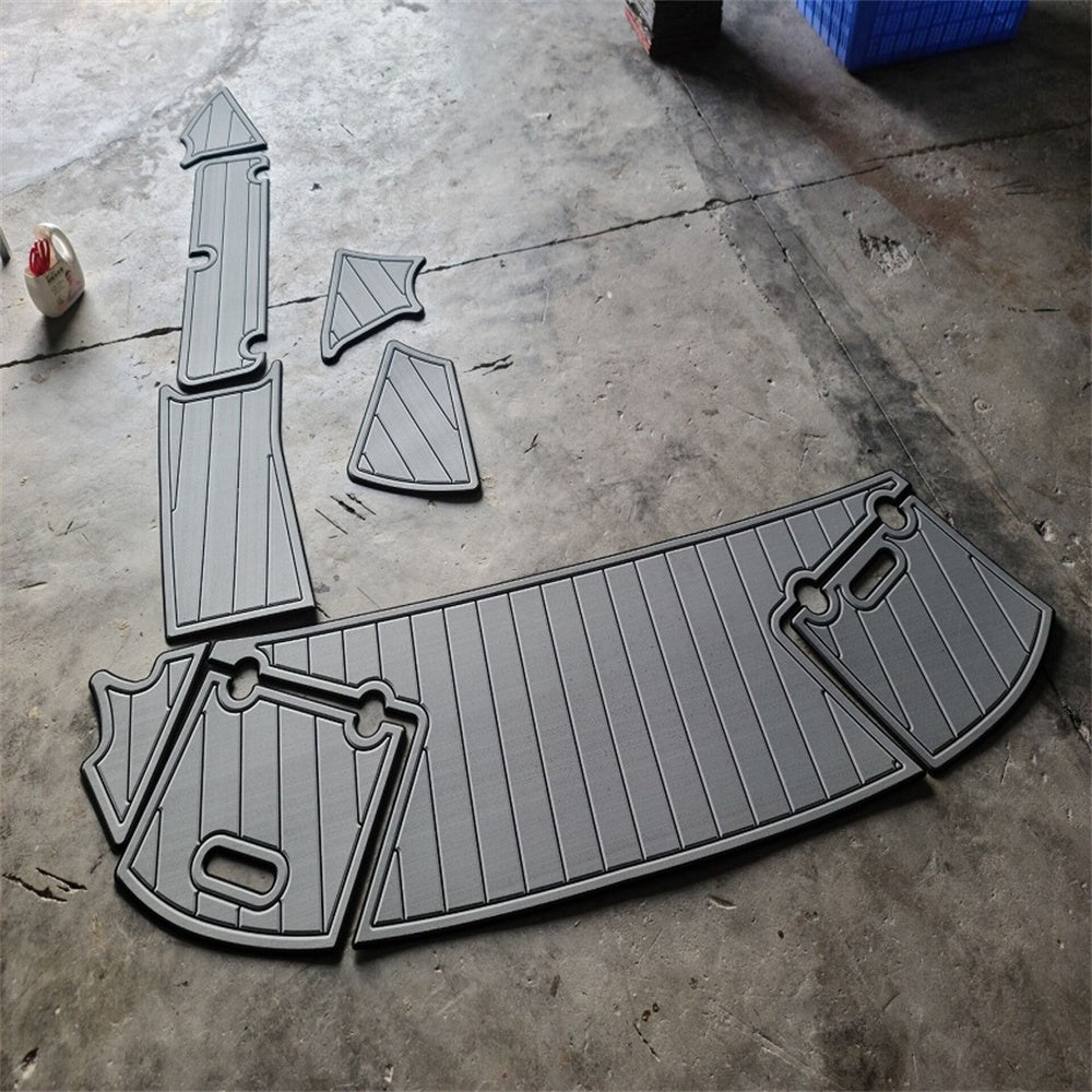 2009 Rinker 246 Swim Platform Step Pad Boat EVA Foam Faux Teak Deck Floor Mat SeaDek MarineMat Gatorstep Style Self Adhesive