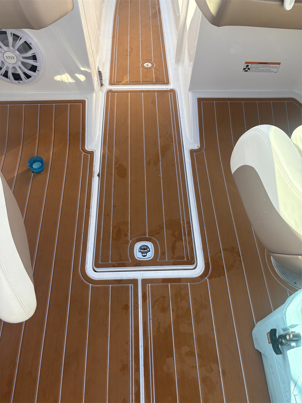 2006 Cobalt 220 Swim Platform Cockpit Pad Boat EVA Foam Teak Deck Flooring Mat SeaDek MarineMat Gatorstep Style Self Adhesive