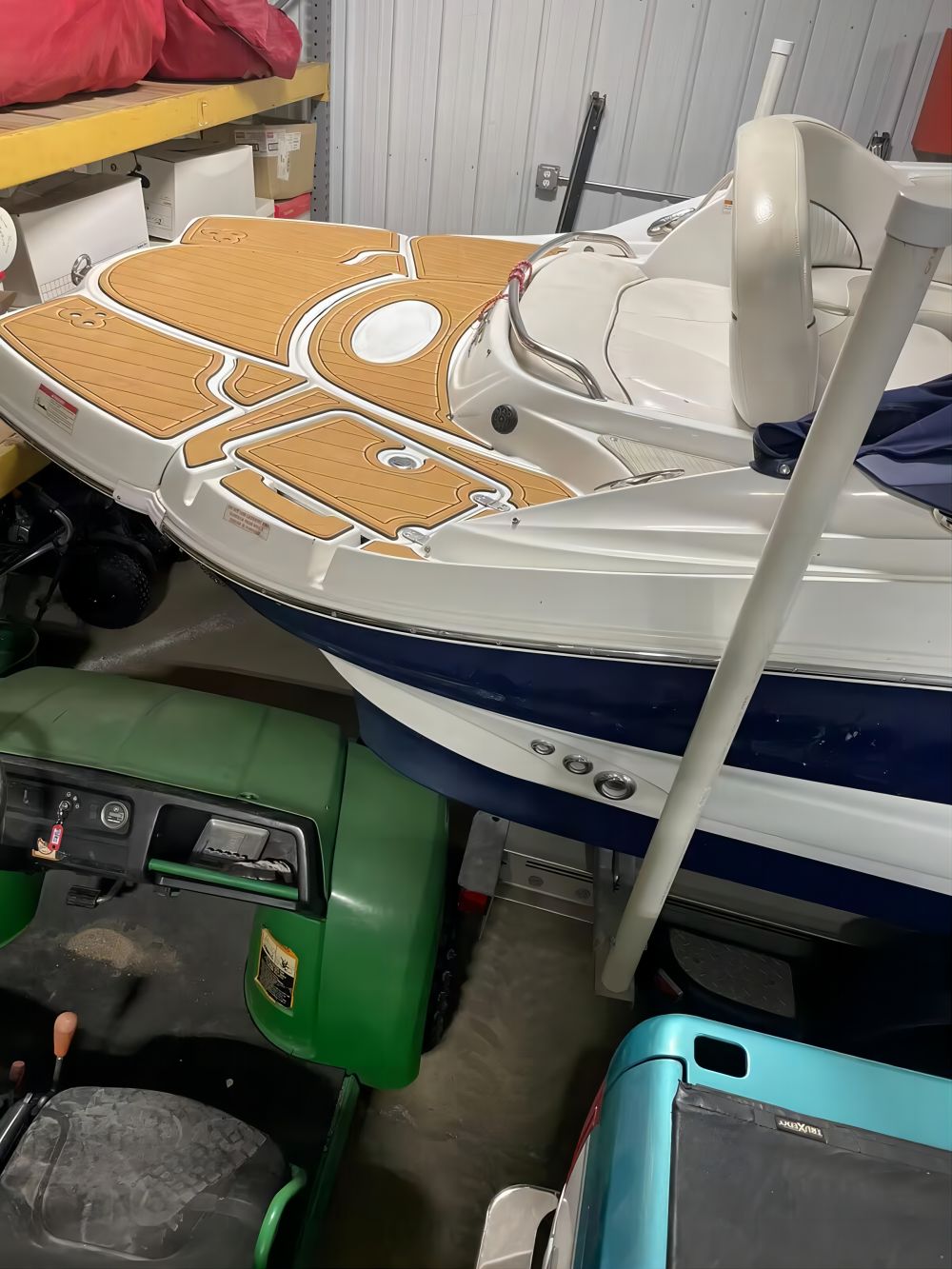 Azure 240 Swim Platform Step Pad Boat EVA Foam Faux Teak Deck Floor Mat Flooring SeaDek MarineMat Gatorstep Style Self Adhesive