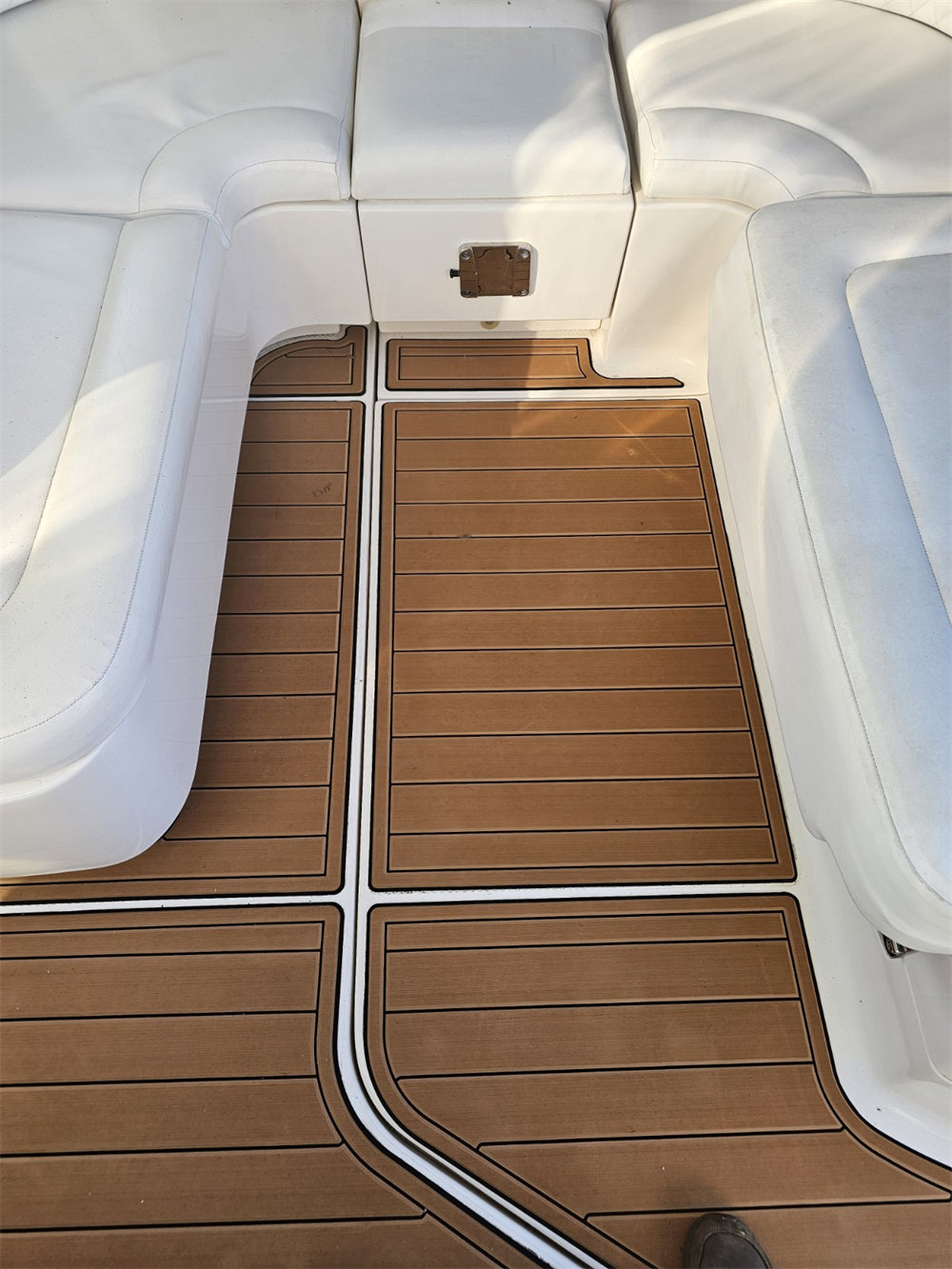 2011 Chaparral 330 Signature Swim Platform Cockpit Boat EVA Faux Floor Pad Mat SeaDek MarineMat Gatorstep Style Self Adhesive
