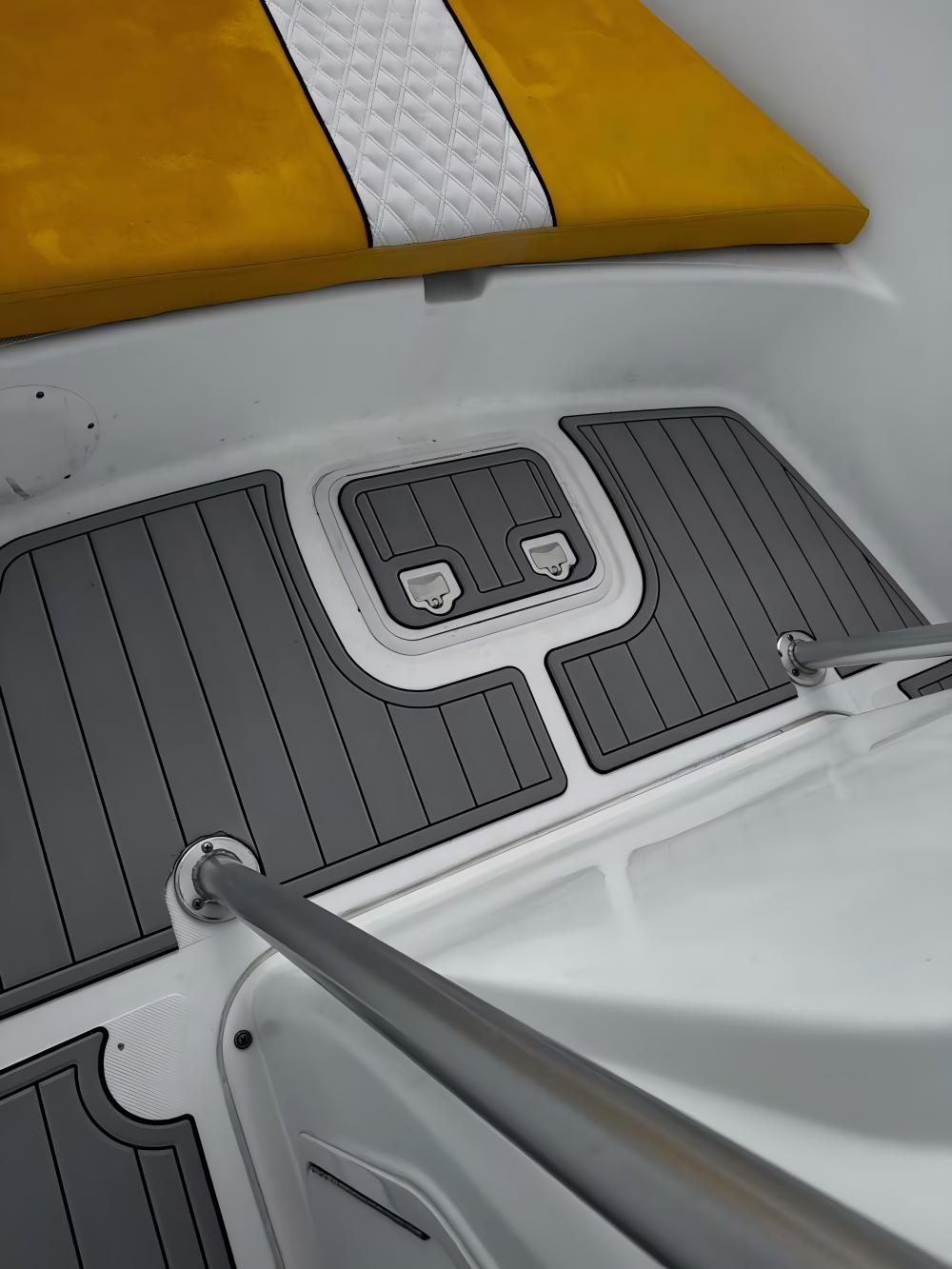 2007 Proline 20 Sport Cockpit Boat Pad EVA Foam Faux Teak Deck Floor Mat SeaDek MarineMat Gatorstep Style Self Adhesive