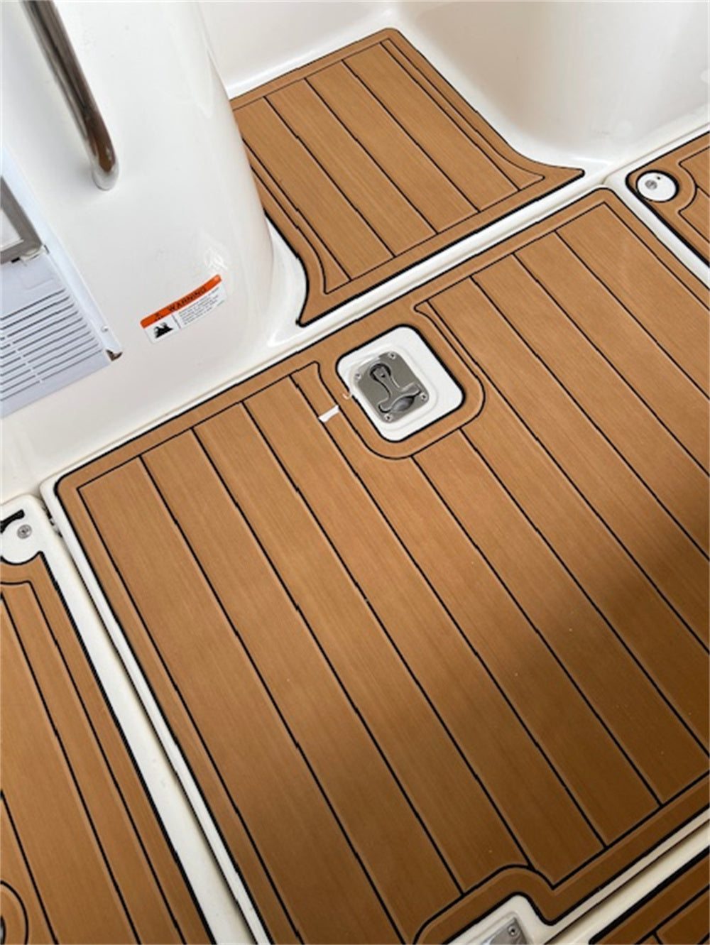 2007 Larson Cabrio 350 Swim Platform Cockpit Pad Boat EVA Foam Teak Deck Floor Mat SeaDek MarineMat Gatorstep Style Adhesive