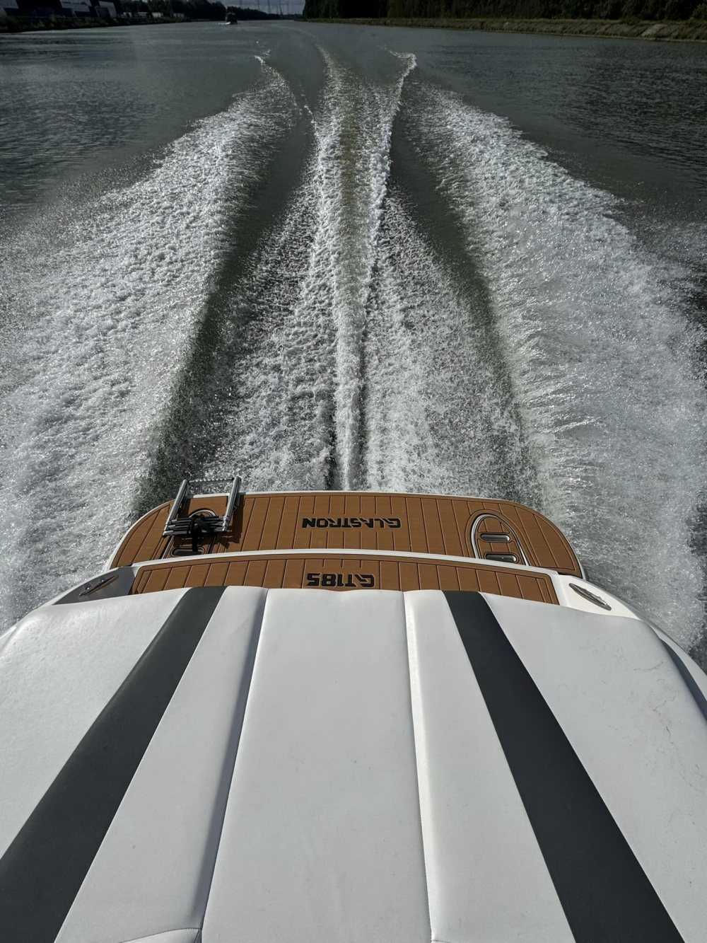 2018 Glastron GT 185 Swim Platform Step Pad Boat EVA Foam Faux Teak Deck Floor Mat SeaDek MarineMat Gatorstep Style Self Adhesive