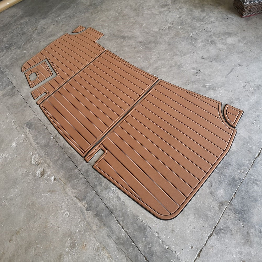 Four Winns 328 Vista Swim Platform Boat EVA Foam Faux Teak Deck Floor Pad Mat SeaDek MarineMat Gatorstep Style Self Adhesive