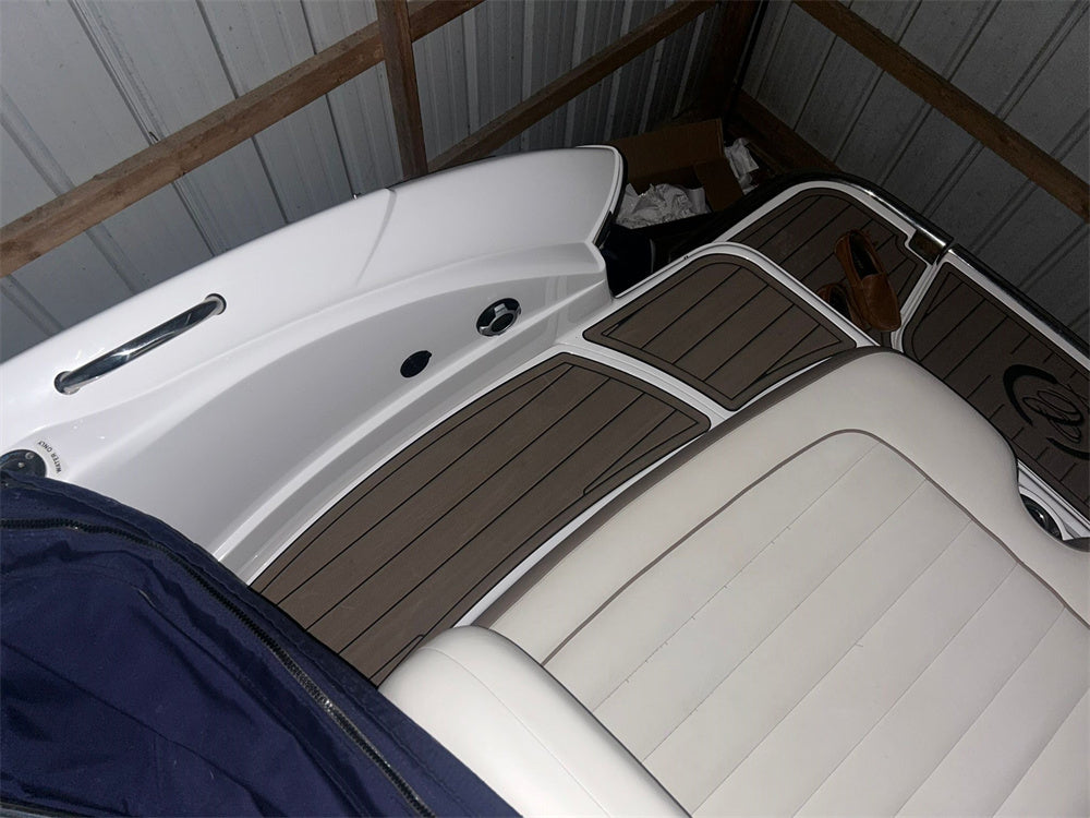 2012 Cobalt 243 Swim Platform Cockpit Bow Pad Boat EVA Foam Teak Deck Floor Mat