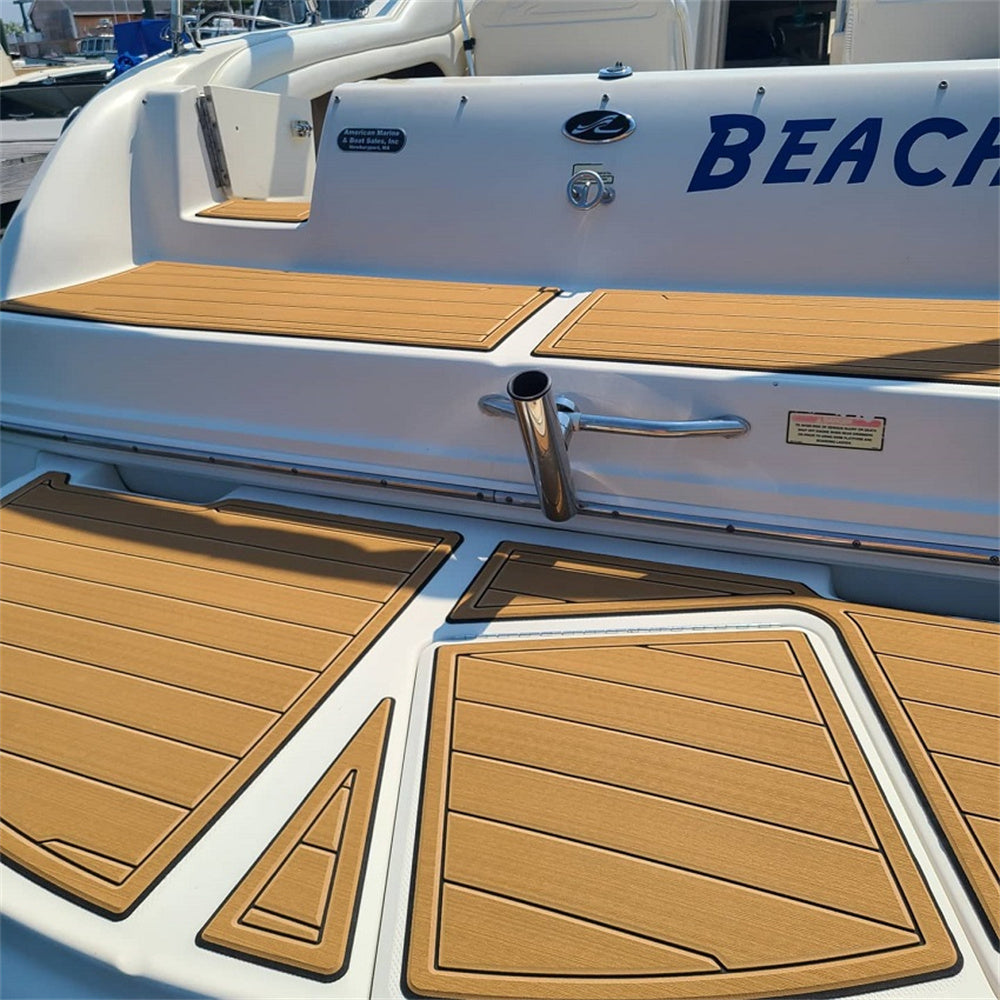2001 Sea Ray 225 Weekender Swim Platform Pad Boat EVA Foam Teak Deck Floor Mat SeaDek MarineMat Gatorstep Style Self Adhesive