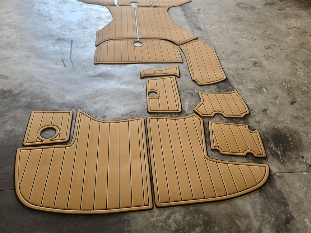 2012 Monterey 264FS Swim Platform Cockpit Pad Boat EVA Foam Teak Deck Floor Mat