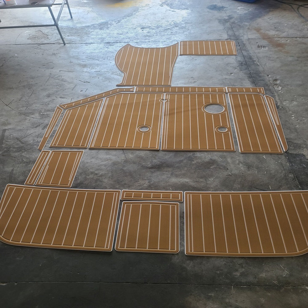 1999-2000 Sea Ray Sundancer 290 Swim Platform Cockpit Pad Boat EVA Teak Floor SeaDek MarineMat Style Self Adhesive