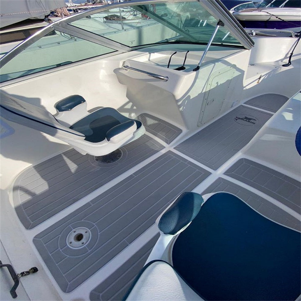 2000 Yamarin 5150 Cockpit Pad Boat EVA Foam Faux Teak Deck Floor Mat Flooring