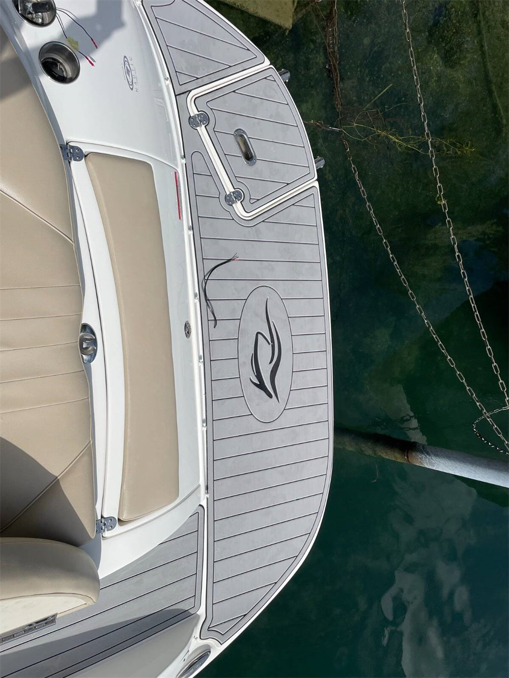 2013 Rinker 226 BR Captiva Swim Platform Pad Boat EVA Foam Teak Deck Floor Mat