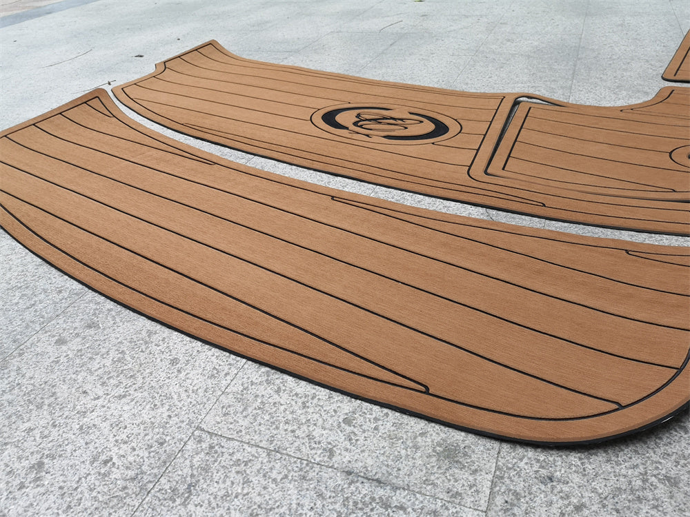 2005 Cobalt 226 Swim Platform Step Pad Boat EVA Foam Faux Teak Deck Floor Mat SeaDek MarineMat Gatorstep Style Self Adhesive