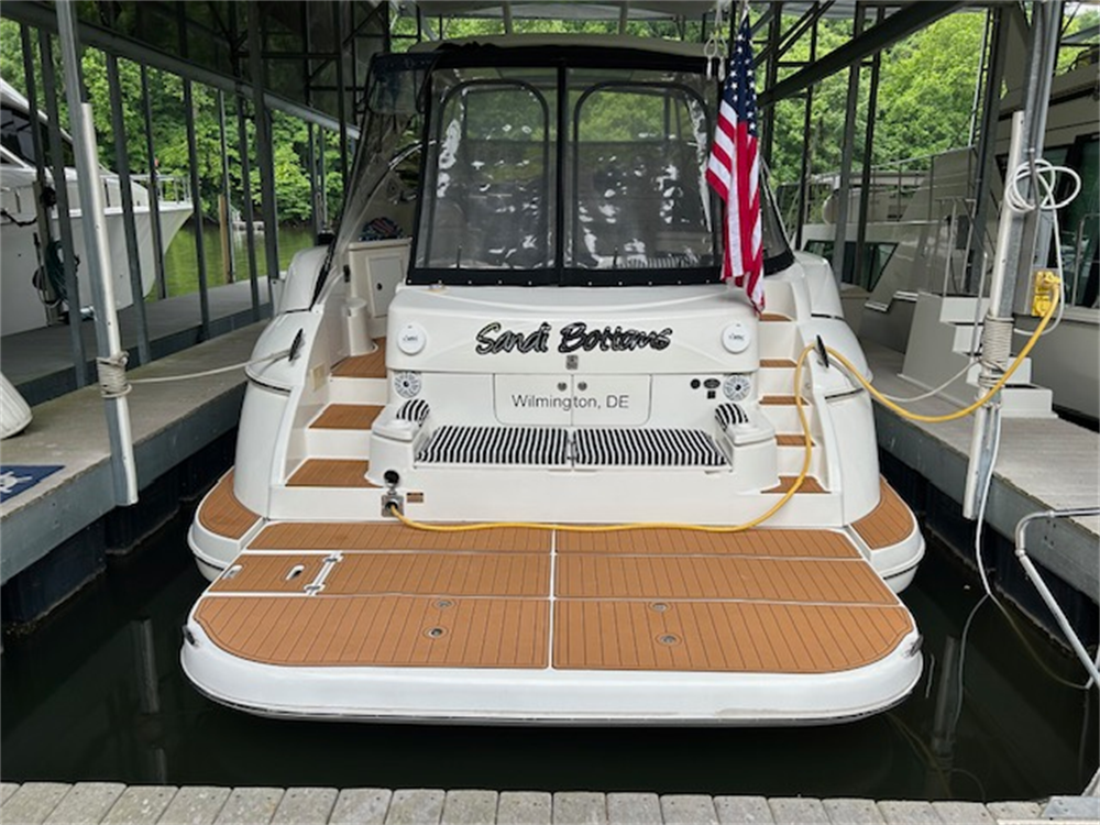 2004 Cruiser Yachts 540 Swim Platform Cockpit Pad Boat EVA Foam Teak Floor Mat