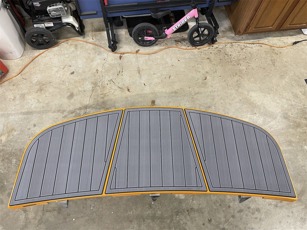 2005-2008 Supra Launch 22 SSV Swim Platform Step Mat Boat EVA Teak Dec Floor Pad