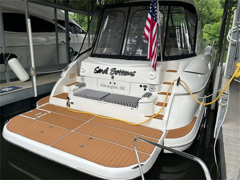 2004 Cruiser Yachts 540 Swim Platform Cockpit Pad Boat EVA Foam Teak Floor Mat