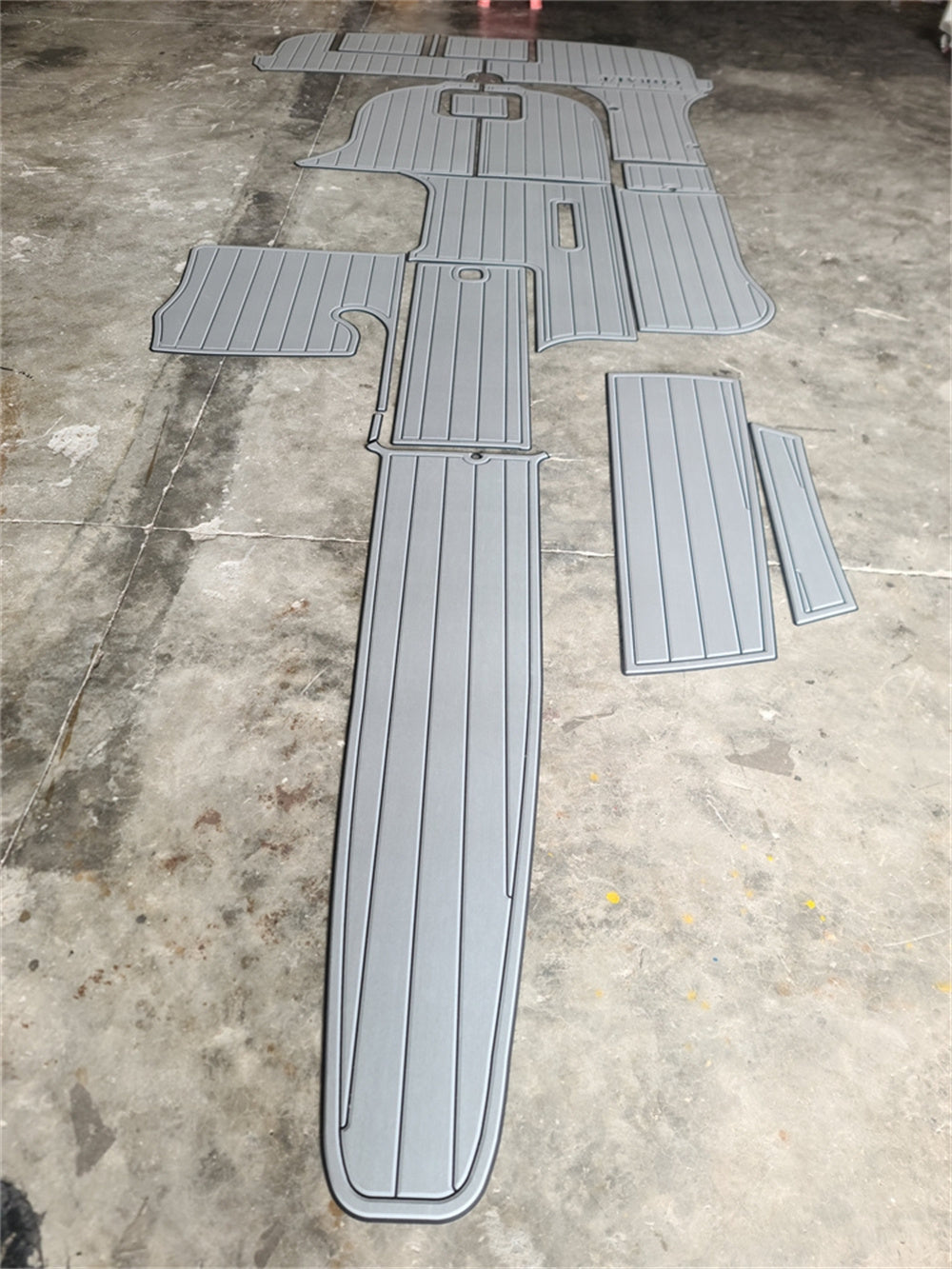 2005 Cobalt 282 Swim Platform Cockpit Pad Boat EVA Foam Faux Teak Deck Floor Mat SeaDek MarineMat Gatorstep Style Self Adhesive