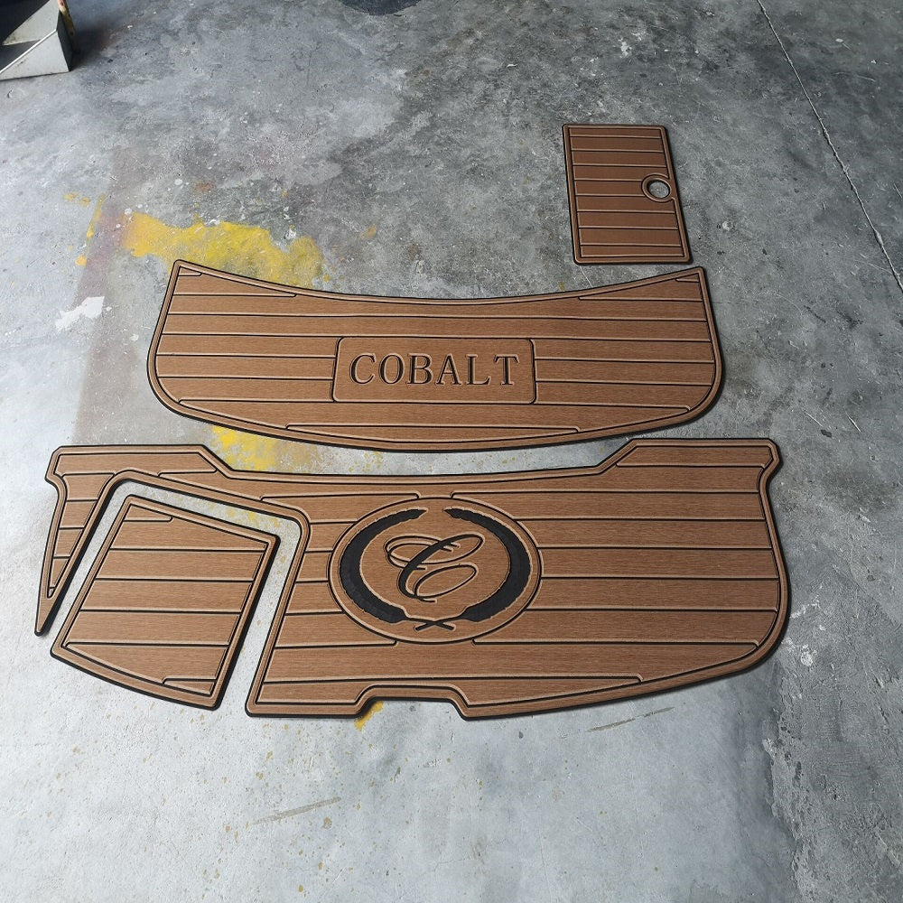 2004 Cobalt 240 Swim Platform Step Pad Boat EVA Foam Faux Teak Deck Floor Mat SeaDek MarineMat Gatorstep Style Self Adhesive