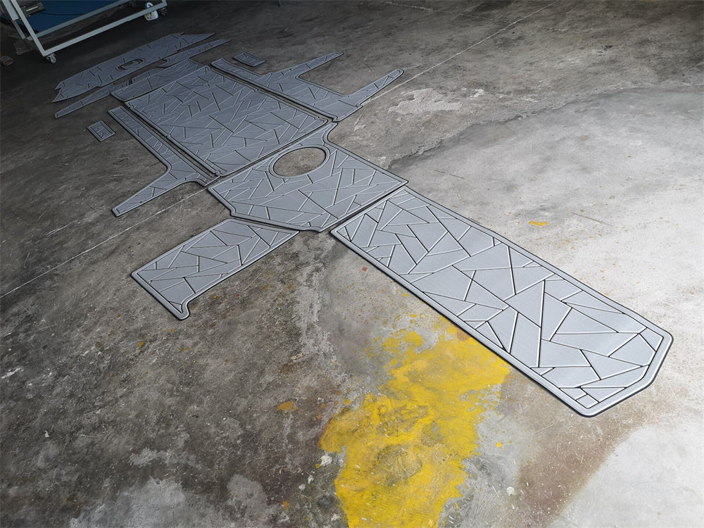 2013-2017 AXIS A24 Swim Platform Cockpit Pad Boat EVA Foam Teak Deck Floor Mat SeaDek MarineMat Style Self Adhesive