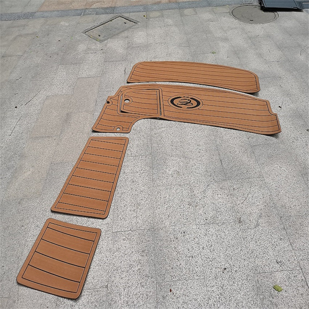 2005 Cobalt 226 Swim Platform Step Pad Boat EVA Foam Faux Teak Deck Floor Mat SeaDek MarineMat Gatorstep Style Self Adhesive