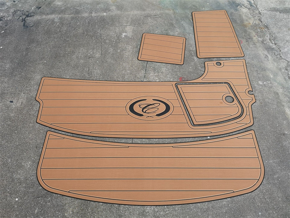 2005 Cobalt 226 Swim Platform Step Pad Boat EVA Foam Faux Teak Deck Floor Mat SeaDek MarineMat Gatorstep Style Self Adhesive