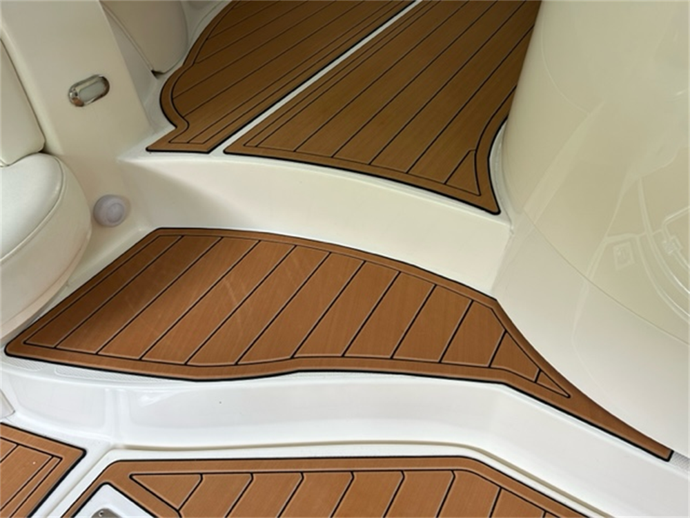 2004 Cruiser Yachts 540 Swim Platform Cockpit Pad Boat EVA Foam Teak Floor Mat