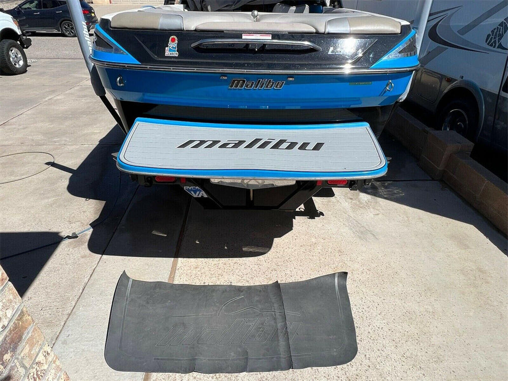 2007 Malibu 23 LSV Swim Platform Step Pad Boat EVA Foam Faux Teak Deck Floor Mat SeaDek MarineMat GatorStep Style Self Adhesive