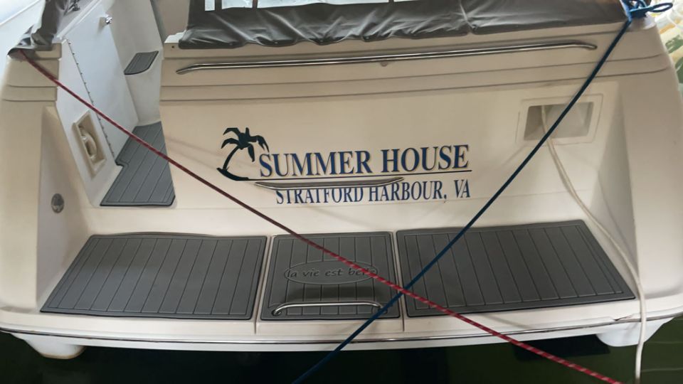 Formula SS330 Swim Platform Cockpit Pad Boat EVA Foam Faux Teak Deck Floor Mat SeaDek MarineMat Gatorstep Style Self Adhesive