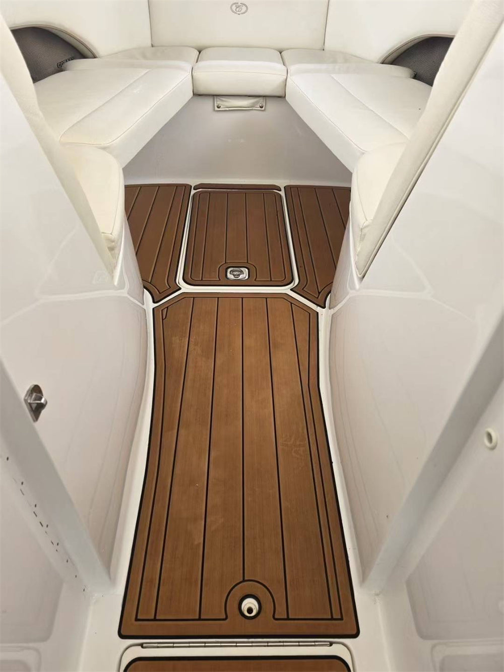 2008 Cobalt 272 Swim Platform Cockpit Pad Boat EVA Foam Faux Teak Deck Floor Mat SeaDek MarineMat Gatorstep Style Self Adhesive