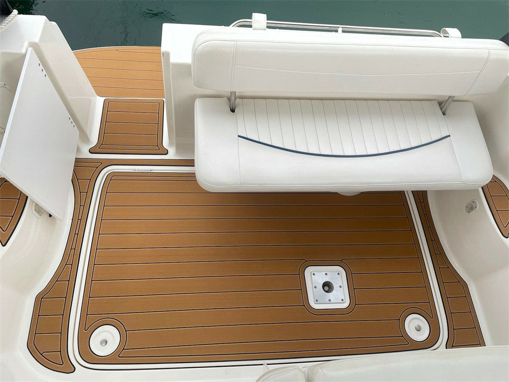 2000 Bayliner 2855 Swim Platform Cockpit Boat EVA Foam Teak Deck Floor Pad Mat SeaDek MarineMat Gatorstep Style Self Adhesive