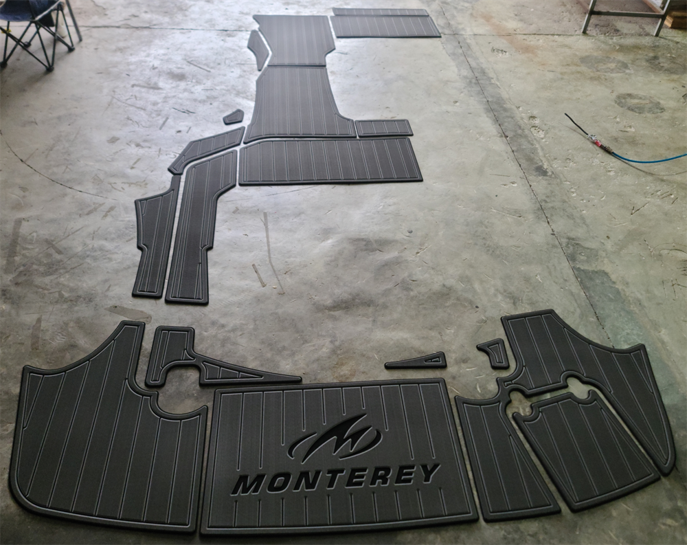 2012 Monterey 295 Swim Platform Cockpit Pad Boat EVA Foam Teak Deck Floor Mat SeaDek MarineMat Style Self Adhesive