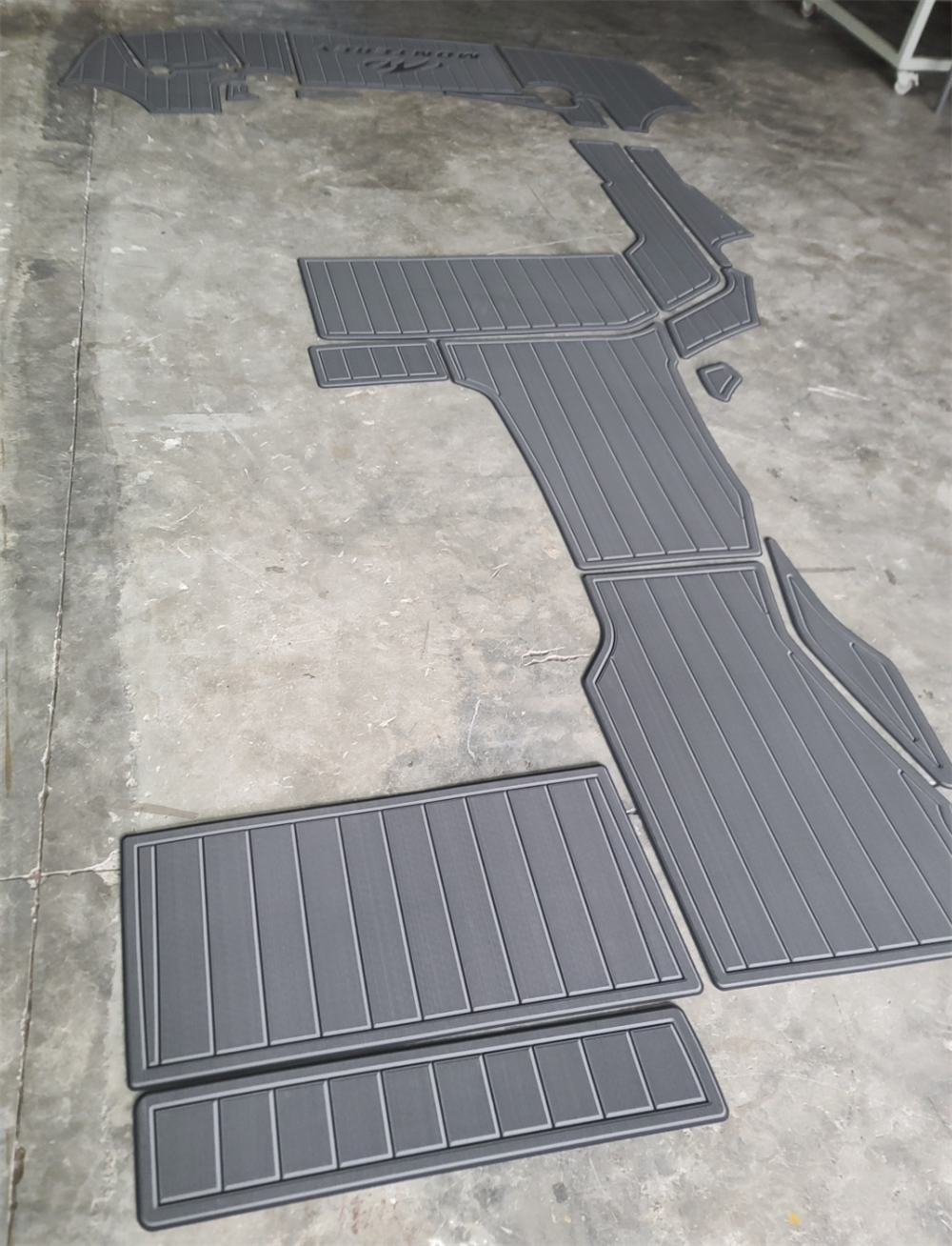 2012 Monterey 295 Swim Platform Cockpit Pad Boat EVA Foam Teak Deck Floor Mat SeaDek MarineMat Style Self Adhesive