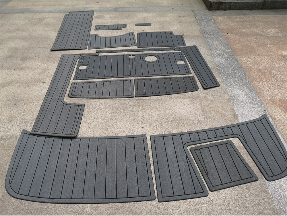 1998 Four Winns 238 Vista Swim Platform Cockpit Boat EVA Foam Teak Floor Pad Mat