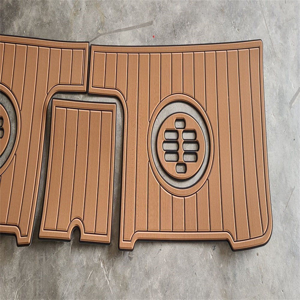 2006 Monterey 302 Swim Platform Step Pad Boat EVA Foam Faux Teak Deck Floor Mat SeaDek MarineMat Gatorstep Style Self Adhesive