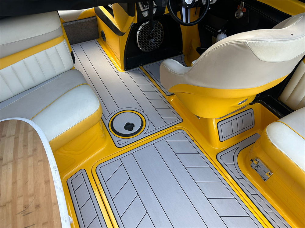 2013-2016 Malibu 24 MXZ Cockpit Pad Boat EVA Foam Teak Deck Floor Mat Flooring SeaDek MarineMat Gatorstep Style Self Adhesive