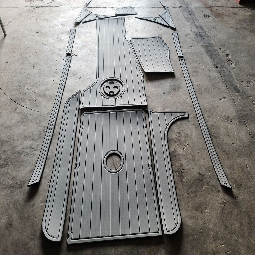 2010-2014 Malibu 21 VLX Cockpit Pad Boat EVA Foam Teak Deck Floor Mat Flooring SeaDek MarineMat Gatorstep Style Self Adhesive