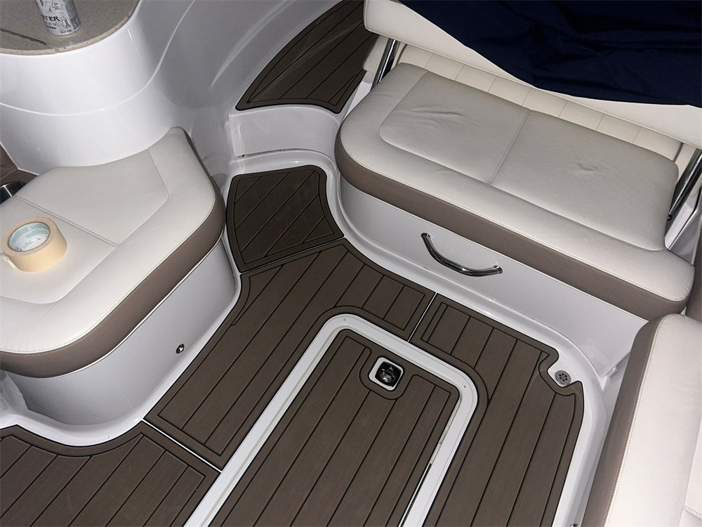 2012 Cobalt 243 Swim Platform Cockpit Bow Pad Boat EVA Foam Teak Deck Floor Mat