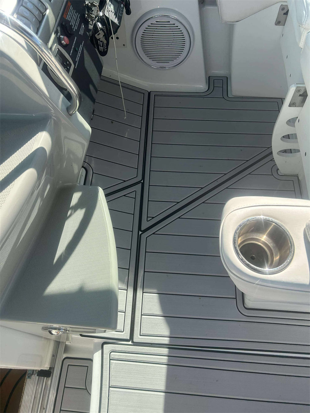 2012 Formula 350 SS Swim Platform Cockpit Pad Boat EVA Foam Fuax Teak Deck Floor Mat Seadek MarineMat Gatorstep Style Self Adhesive