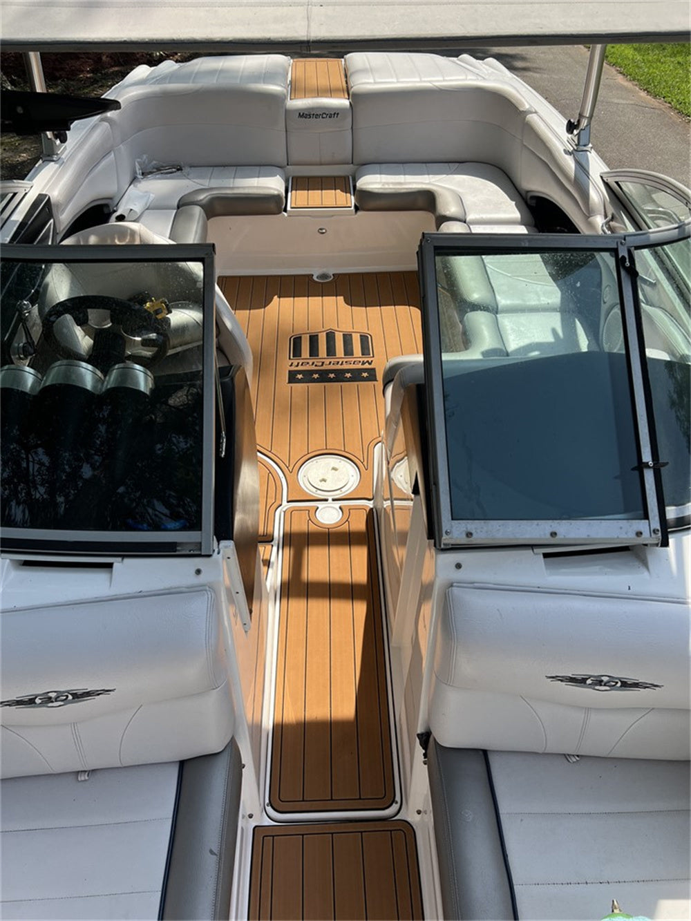 2006-2010 Mastercraft X30 Cockpit Pad Boat EVA Foam Faux Teak Deck Floor Mat