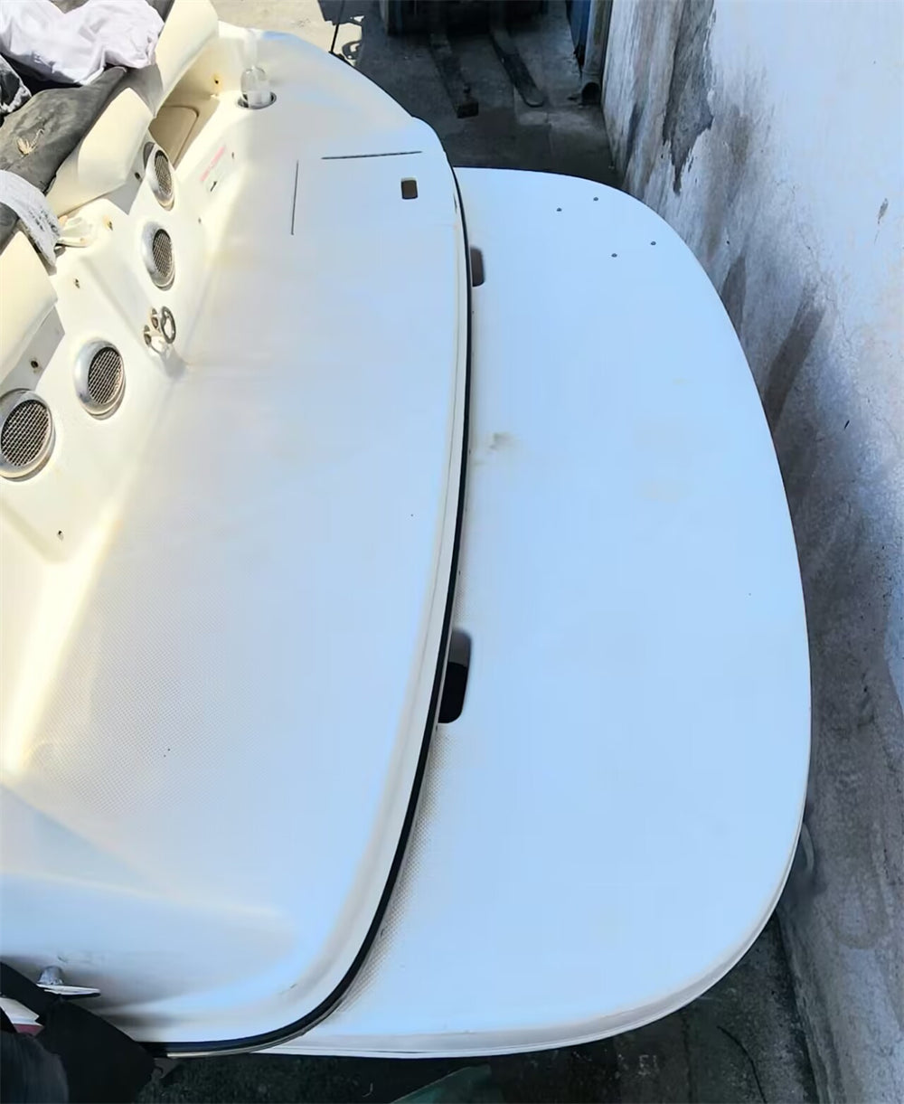 2009 Bayliner 205 BR Swim Platform Step Boat EVA Foam Teak Deck Floor Pad Mat SeaDek MarineMat Gatorstep Style Self Adhesive