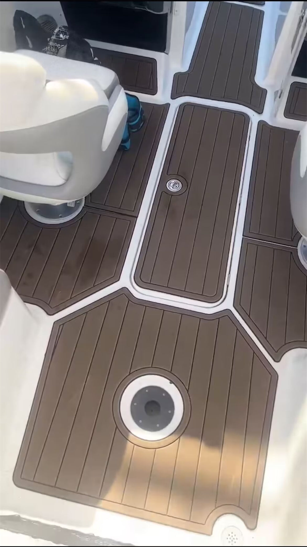 2013 Sea Doo 230 Challenger Swim Platform Cockpit Boat EVA Foam Teak Deck Floor Mat SeaDek MarineMat Style Self Adhesive