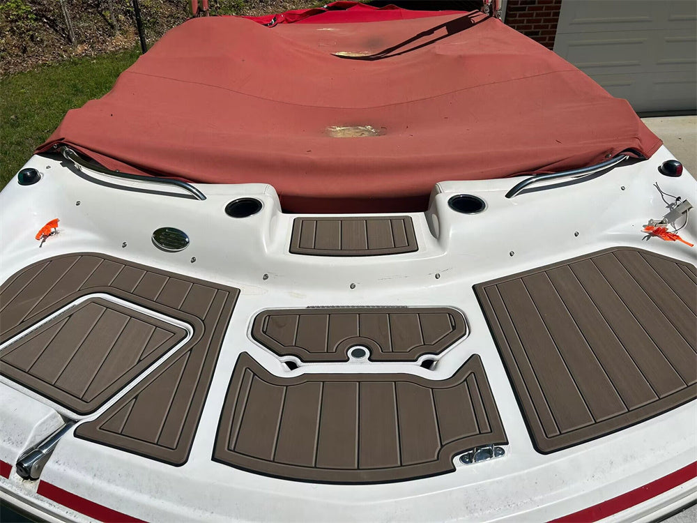 2012 Hurricane 220 Swim platform Bow Pad Boat EVA Foam Teak Deck Flooring Mat SeaDek MarineMat Gatorstep Style Self Adhesive