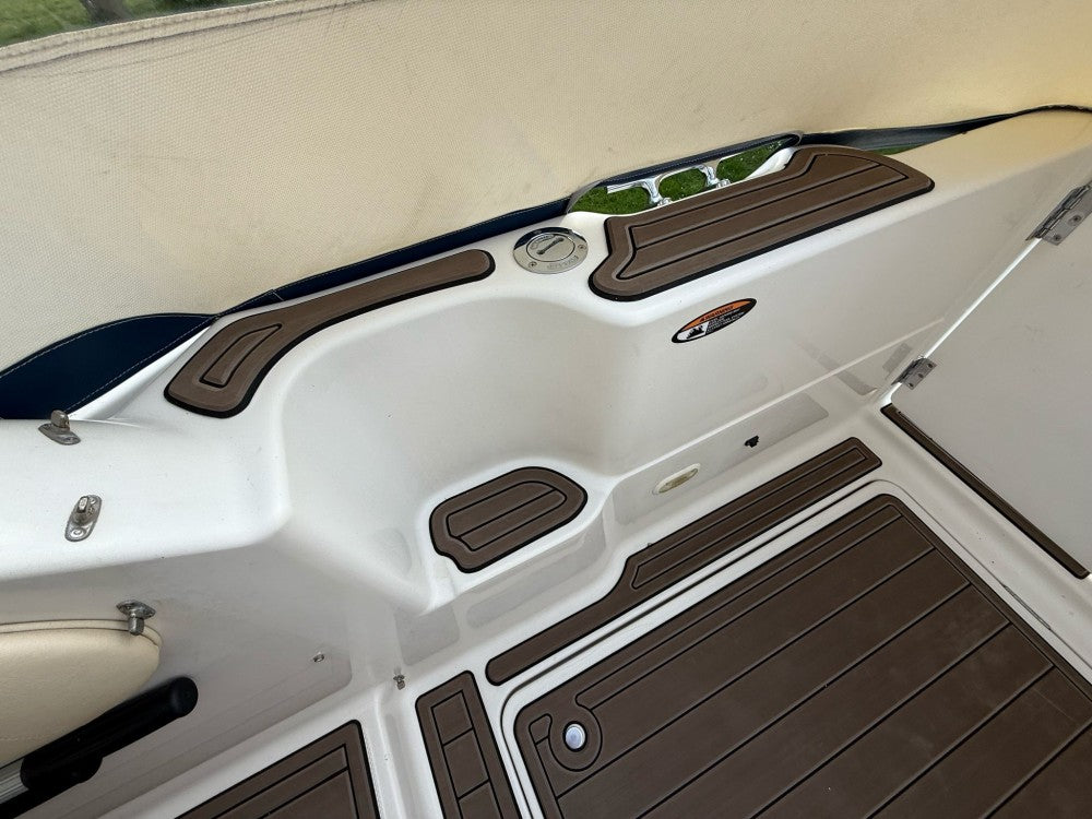 1998 Bayliner 2655 Swim Platform Cockpit Bow Pad Boat EVA Faux Teak Deck Floor Mat SeaDek MarineMat Gatorstep Style Self Adhesive