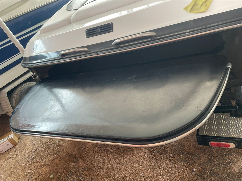 2009 Centurion Falcon V Swim Platform Step Pad Boat EVA Faux Teak Deck Floor Mat SeaDek MarineMat Gatorstep Style Self Adhesive