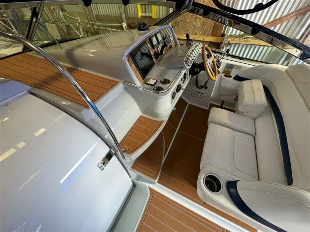 2007 Formula 40 Swim Platform Cockpit Pad Boat EVA Foam Teak Deck Flooring Mat SeaDek MarineMat Gatorstep Style Self Adhesive