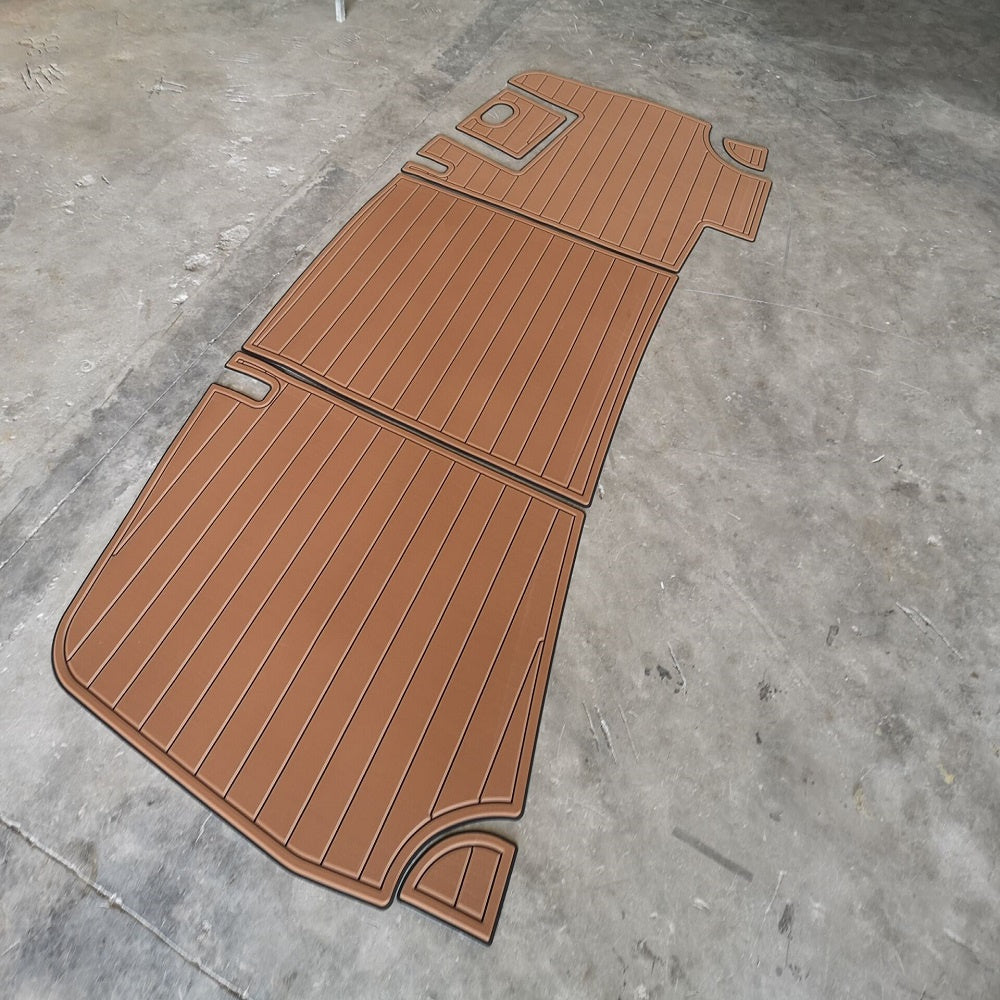 Four Winns 328 Vista Swim Platform Boat EVA Foam Faux Teak Deck Floor Pad Mat SeaDek MarineMat Gatorstep Style Self Adhesive