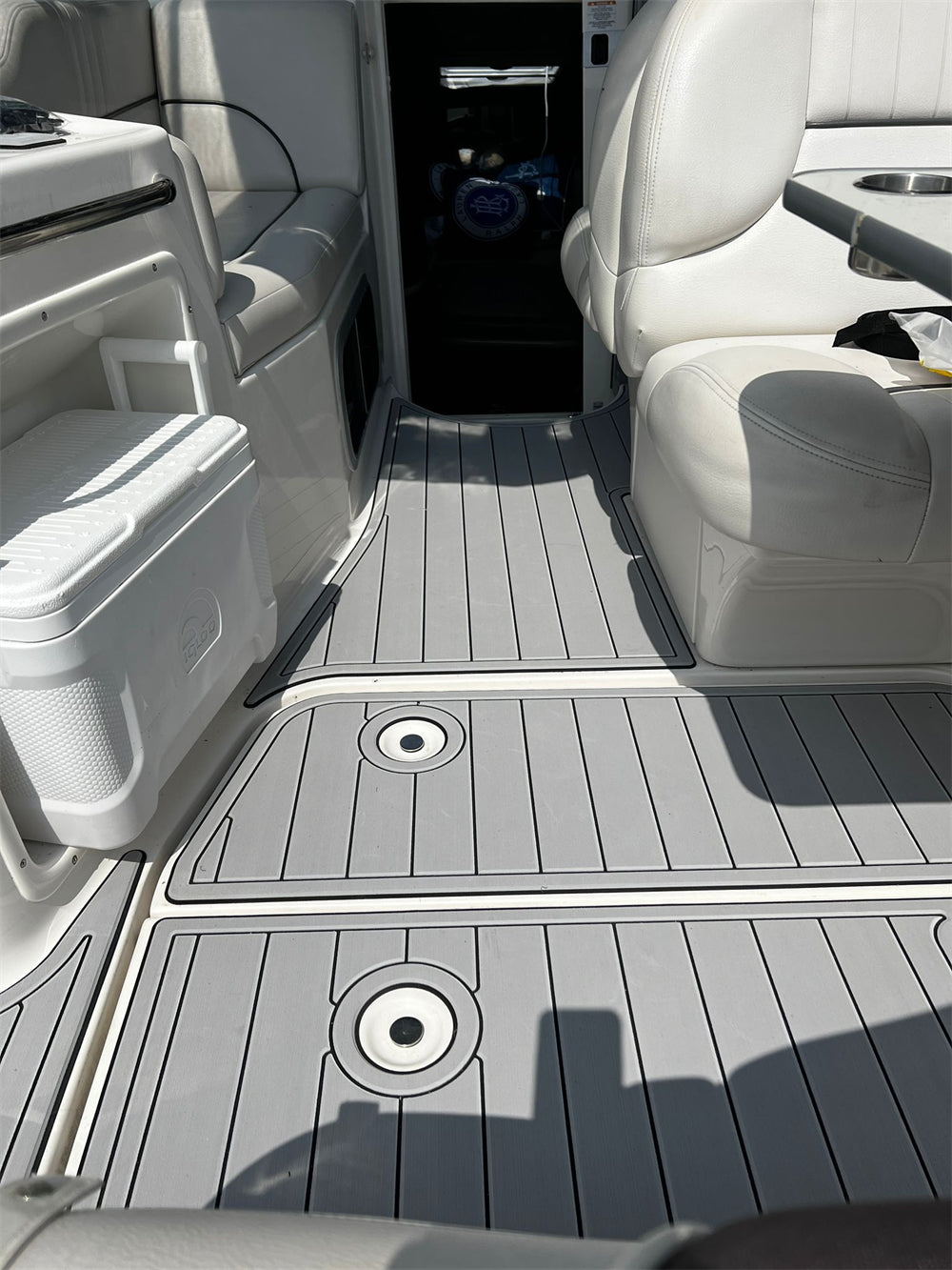 2005 Chaparral Signature 240 Swim Platform Cockpit Boat EVA Teak Floor Pad Mat SeaDek MarineMat Gatorstep Style Self Adhesive