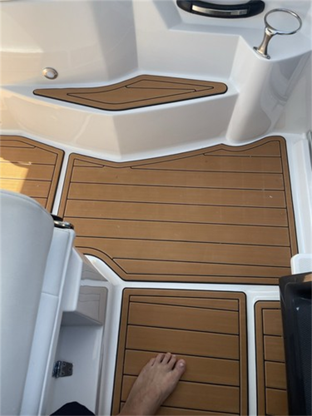 2012 Monterey 280 Cockpit Boat EVA Faux Foam Teak Deck Floor Pad SeaDek MarineMat Gatorstep Style Self Adhesive