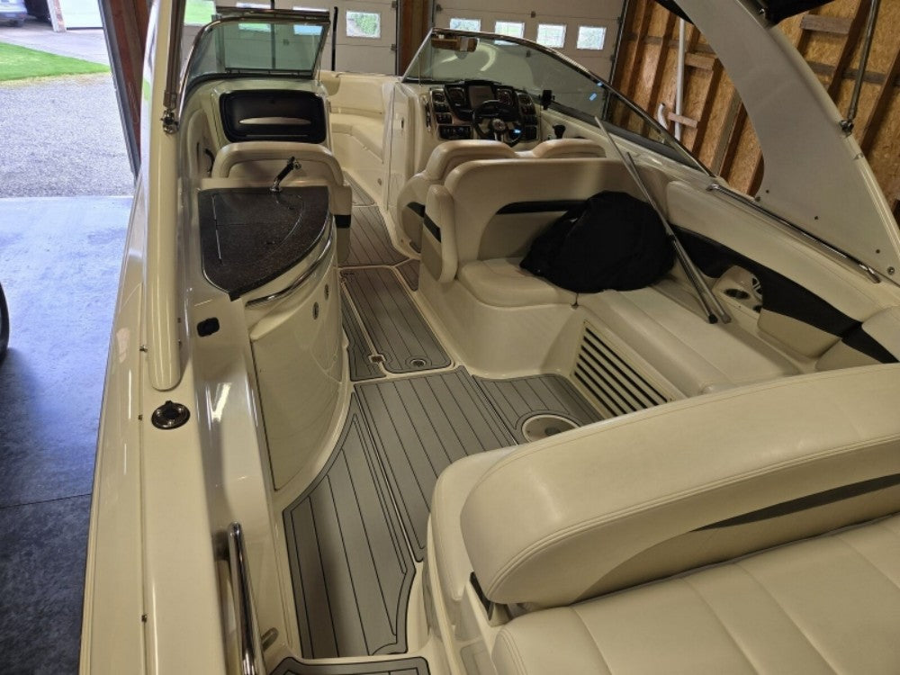 2010 Chaparral 276 SSI Swim Platform Cockpit Pad Boat EVA Foam Faux Teak Deck Floor Mat SeaDek MarineMat Gatorstep Style Self Adhesive