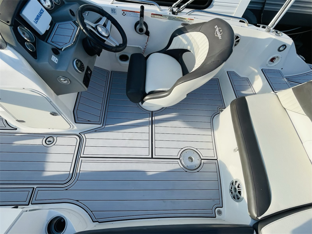 2021 Stingray 192 SC Swim Platform Cockpit Boat EVA Foam Faux Teak Floor Mat SeaDek MarineMat Gatorstep Style Self Adhesive