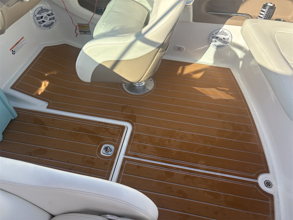 2006 Cobalt 220 Swim Platform Cockpit Pad Boat EVA Foam Teak Deck Flooring Mat SeaDek MarineMat Gatorstep Style Self Adhesive