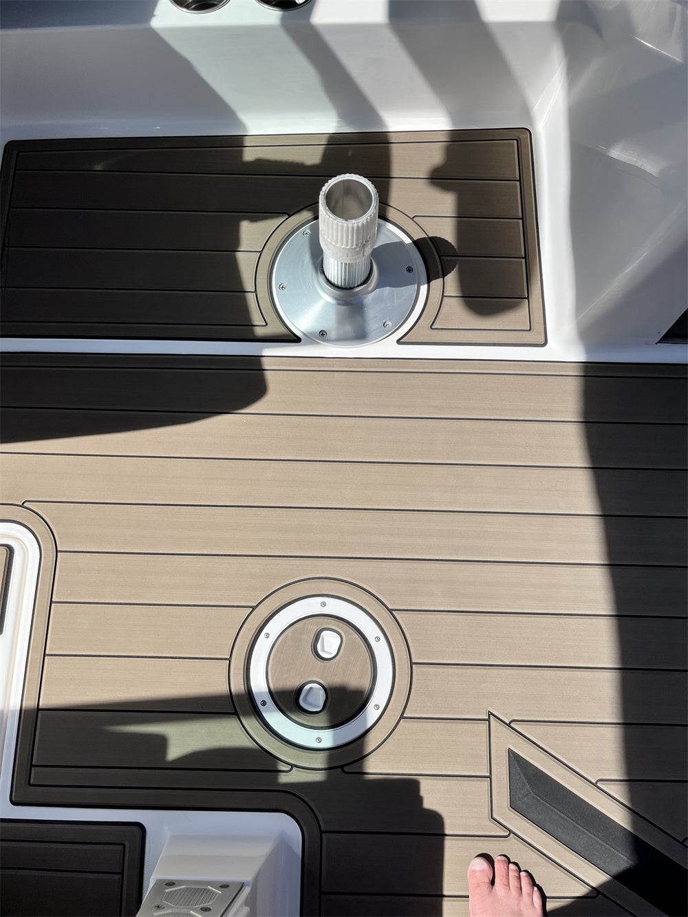 2008-2014 Mastercraft X35 Swim Platform Cockpit Pad Boat EVA Teak Deck Floor Mat SeaDek MarineMat Style Self Adhesive